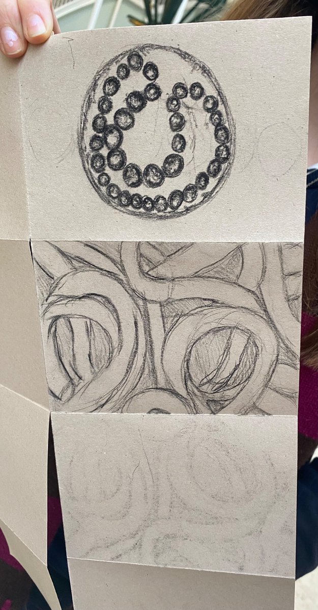 Our 4th Form spent the morning observing and recording from objects in the museum today. Such rich and varied source material was collected. Looking forward to seeing where they take it!