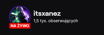 DZIEKUJE WSZYSTKIM ZA 1500 OBSERWACJI NA TWITCHU! <33