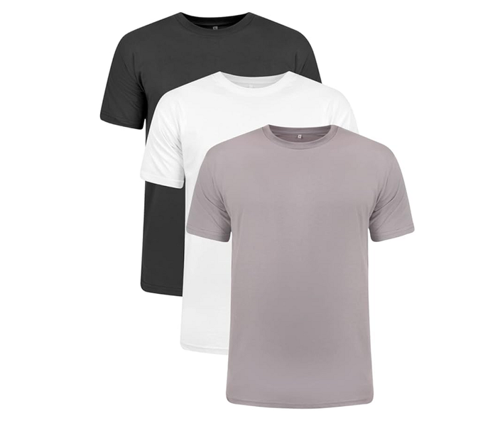 Kit 3 Camisetas 100% Algodão