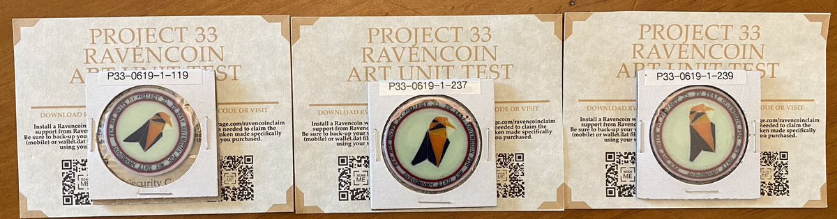 <a href="/CryptoWendyO/">Wendy O</a> No.. real world asserts aren’t just jpeg.: can be any physical item.. bill of sale… deeds.. certificate of authenticity and ownership. Kind of like these glass coins created by <a href="/ArtUnits/">Project 33</a> done on #ravencoin…