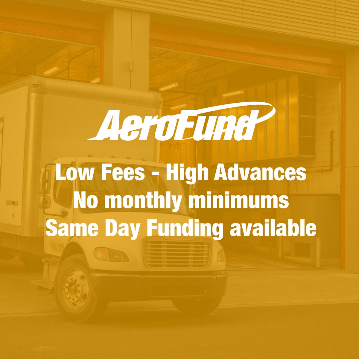 Aerofund's tweet photo. Call @AeroFund today to start factoring your invoices for immediate cash!  Learn more at https://t.co/MdcLoFjLpJ

#finance #freightfactoring #aerofund #smallbusiness #largebusiness https://t.co/w3MyJydi6X