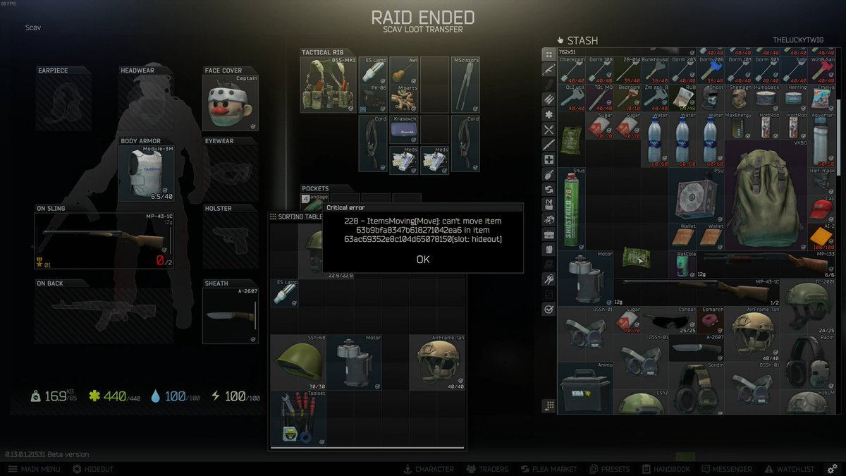 YungNoodle_'s tweet image. POV Your stash is full and you’re trying to make a kit