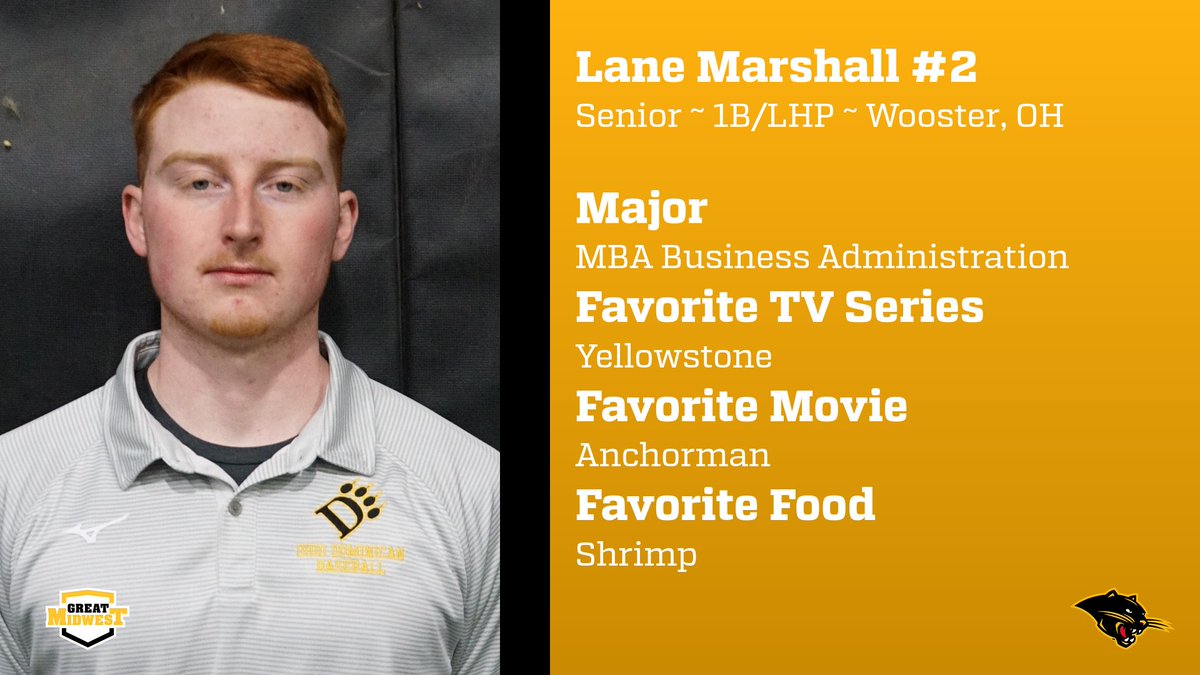 In officially two days, we take the field! Senior - Lane Marshall continues our Panther Pre-Season Countdown! #2daysaway