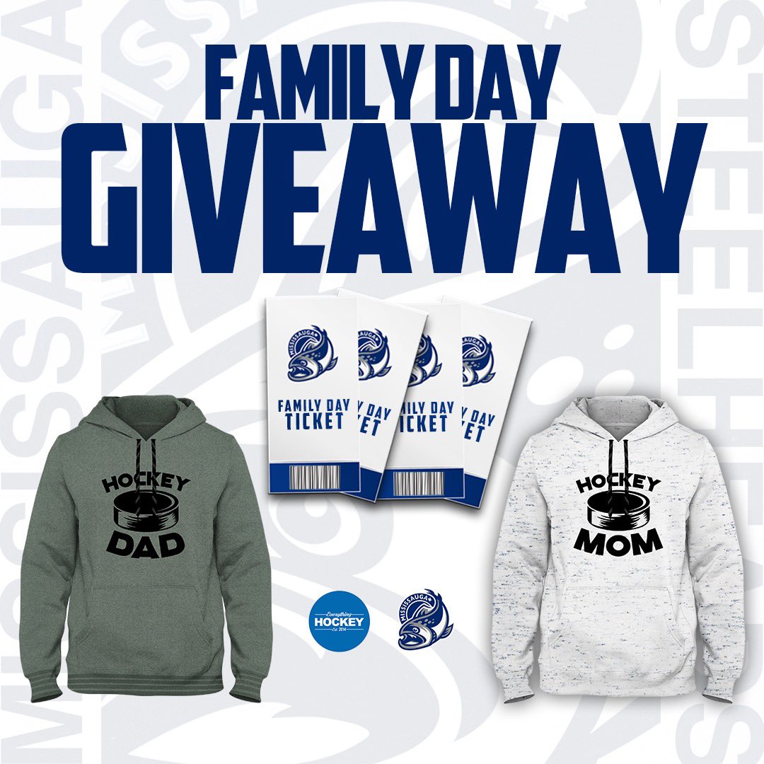 OHLSteelheads's tweet photo. FAMILY DAY GIVEAWAY🚨

We’re teaming up with Everything Hockey to giveaway 2 Hockey Lace Hoodies &amp; 4 tickets to the Steelheads Family Day Game! How to enter?

•Retweet this
•Like &amp; follow @EHClothing &amp; @OHLSteelheads 

Winners will be selected 02/12/24 https://t.co/1Jr5cydkKJ