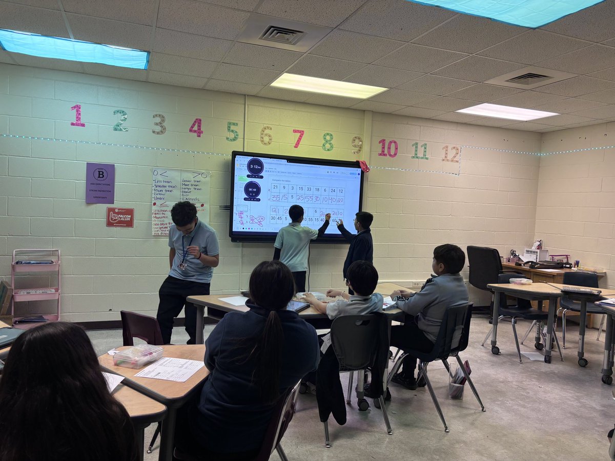 Sometimes we want students talking in math, but other times we want them SILENT.🤫 Ms Borjon’s students @BowieMSOdessa did great with the Silent Board Game on ratios! 👏🤩👍 Love it!!! 😍 #mathROCKS @ECISD_T2L