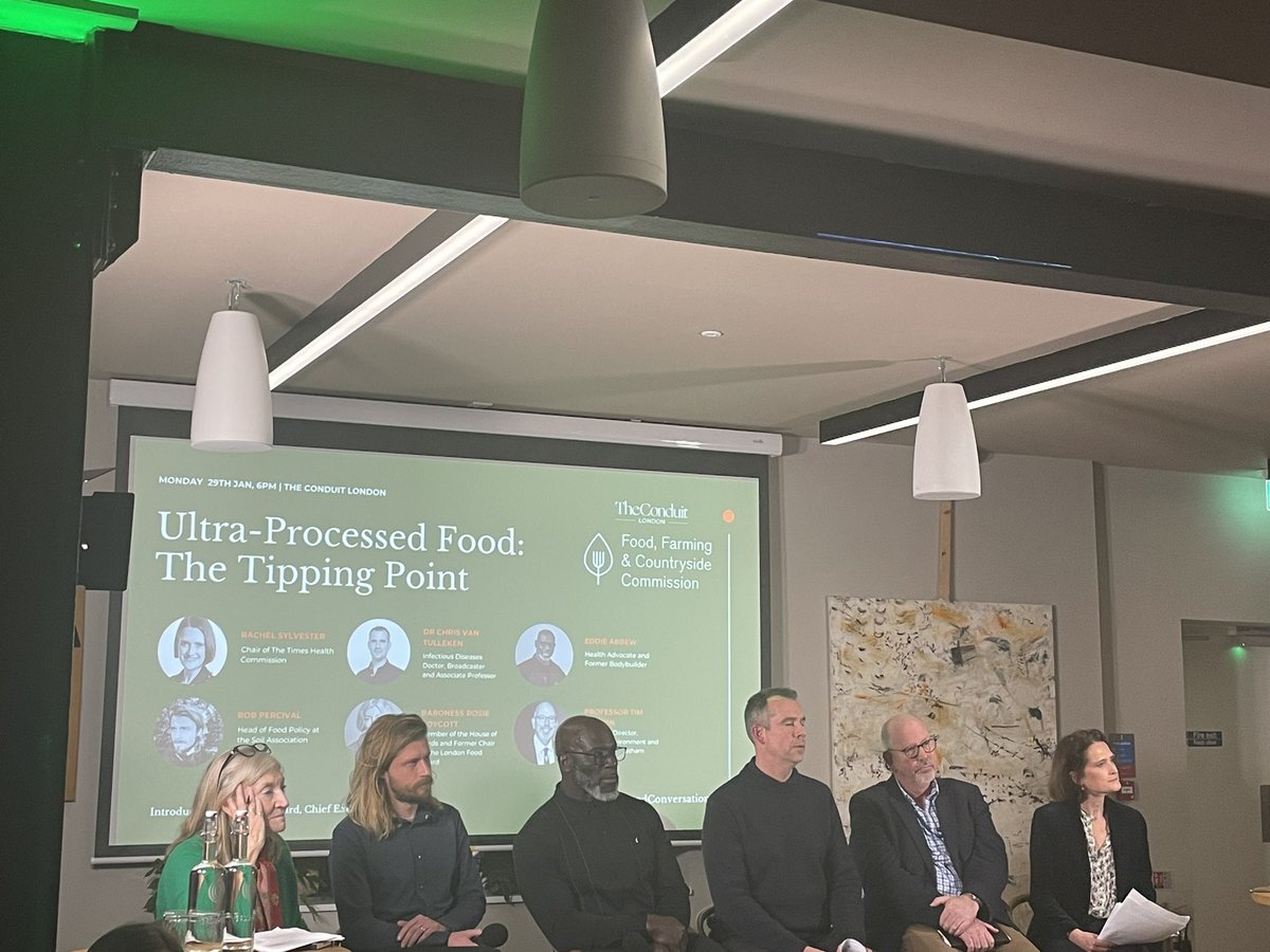 ‘The incumbency, the power asymmetry, the power of the industry, the revolving door - means that we are trapped in a system that’s really difficult to break’, @timgbenton on the food system and UPF #thefoodconversation