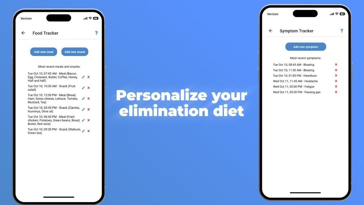 Debug your diet with our simple app! 40-second video shows you how:
buff.ly/3Se91Wh 

#food #foodbloggers #foodlovers #foodies #appstore #appandroid #foodallergies #appiOS #digestion #IBS #foodsensitivity #tummyupset #eliminationdiet