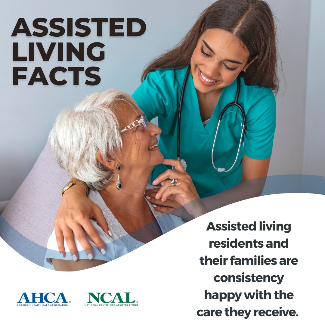 According to CoreQ, nearly 80% of assisted living residents and their families are satisfied with their care. Other studies confirm that the vast majority of residents and families love their #assistedliving communities. brnw.ch/21wGuEM