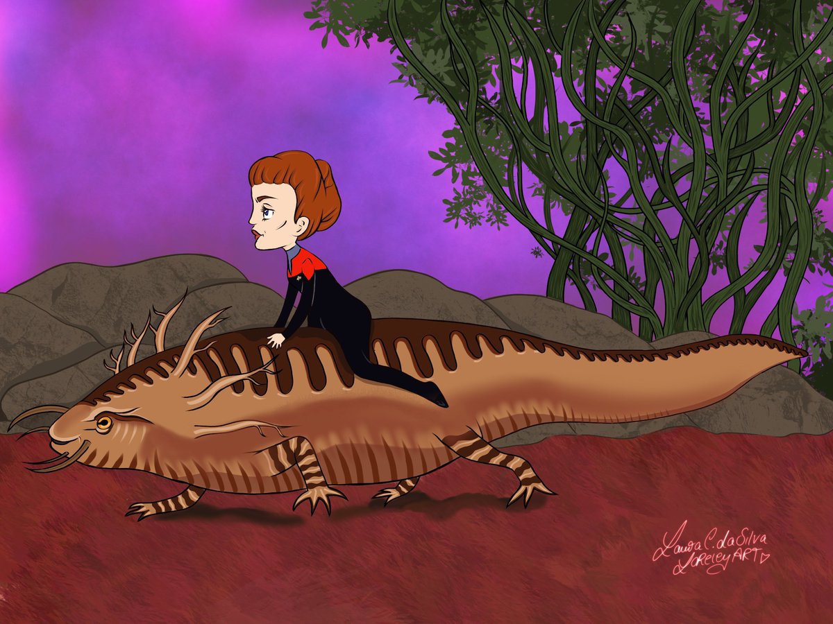 LoreleyArt89's tweet photo. ✨🦎Happy Threshold Day🤣🦎
#thresholdday 
#StarTrek 
#Procreate https://t.co/VbkHGHi16N