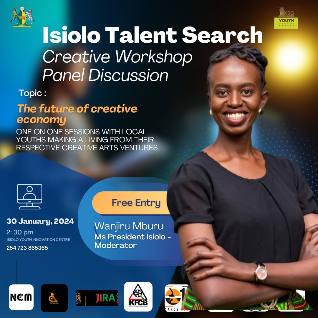 indiana_am's tweet photo. Don't miss out on this excellent opportunity Join us tomorrow from 9 am to 6 pm &amp; showcase your talents alongside other creative minds in Isiolo. This is your chance to network &amp; take the first steps towards achieving your dream, come and seize this opportunity https://t.co/3IJYrHwhvX