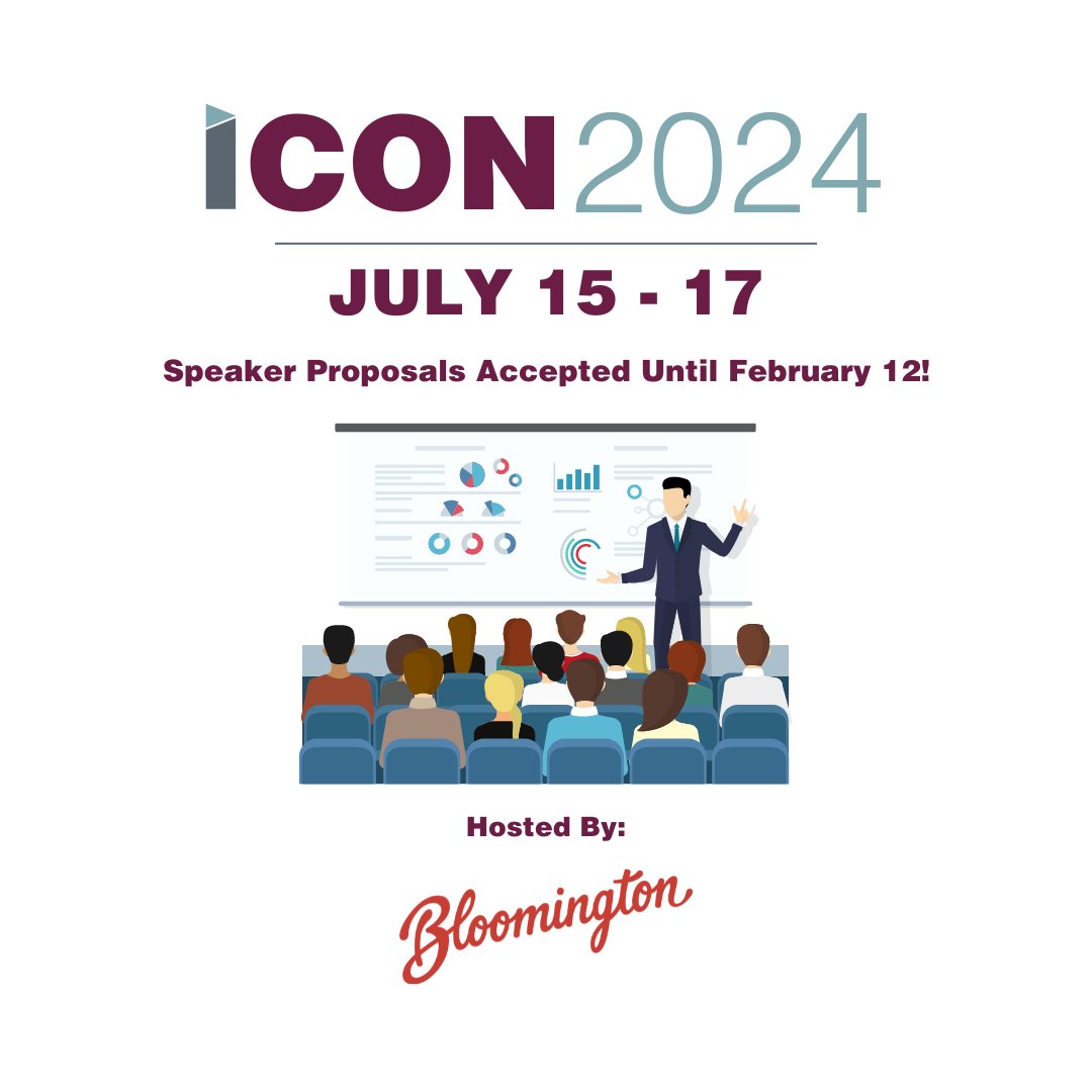 ICON 2024 is the perfect opportunity to connect with Indiana's Association community!

The call for programming deadline has been extended to February 12. 

Improve your facilitation skills with this unique experience! Visit: surveymonkey.com/r/C69MZC2
