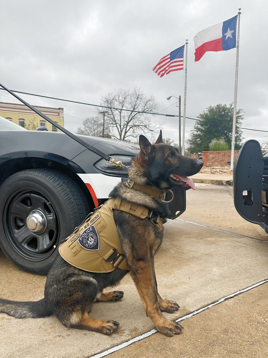 Another amazing experience delivering a ballistic vest to this sweet K-9 + his handler, Officer Mueller, in Livingston, TX this past weekend. 🖤 Love helping these working dogs protect themselves on the job. Stay safe, boys! 🚔  <a href="/PapaPlut09/">Adam Plutko</a> <a href="/PlutFamPartners/">PlutkoFamilyPartners</a>
