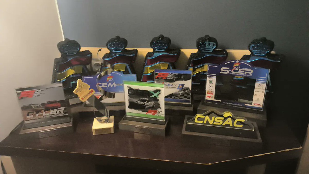 Temporada 2023 ✅

🏆 Campeón de España de Montaña Cat. 4-0
🏆 Campeón de España de Autocross Div. II
🏆 Campeón de España de Rallycross 
🏆 Campeón GT-CER Cat. CRT 
🥈 Subcampeón SCER Cat. Rally4
🥈 Subcampeón CNSAC Cat. 1-3