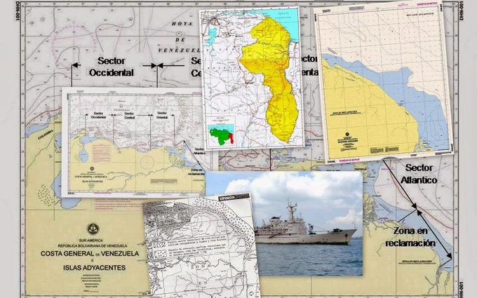 AntroCanal's tweet photo. Apoyamos accionar de la Armada en patrullar y detener toda embarcación guyanesa que navegue aguas del atlántico venezolano sin permiso. Exhortamos a los venezolanos a no ideologizar el resguardo de nuestro territorio #EsequiboEsVenezuela #MiMapa #29Ene https://t.co/lP2hDEaA6n