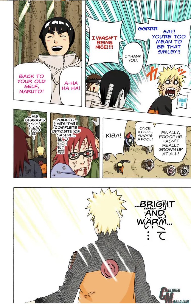 kontetsukages's tweet photo. @theonetrueedge1 Here’s Karin being able to sense chakra without it being used, being able to sense minute changes in said chakra. Being able to sense Naruto’s chakra while he’s not fight as well as the fully sealed nine tails within Naruto. https://t.co/8Wr0XnkOI2