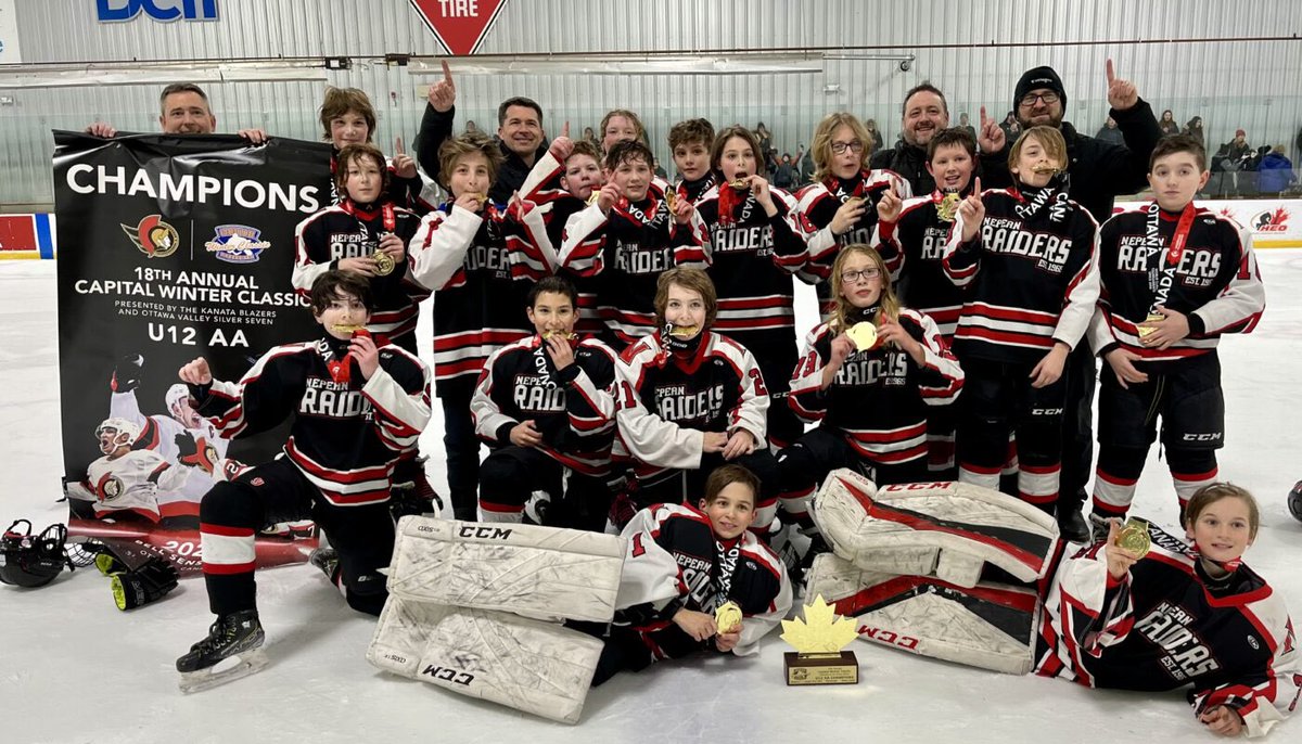 Nepean Minor Hockey (@nmhaminorhockey) on Twitter photo 🏆SPOTLIGHT - U12 AA win Capital Winter Classic!
They won the finals having killed off a 5 on 3 PK, OT, a shootout, claiming the win in a sudden death shootout with a highlight reel goal and impressive second save by the goalie.
Congrats players, coaches and parents!
<a href="/HEOhockey/">Hockey Eastern Ontario</a> 🏆SPOTLIGHT - U12 AA win Capital Winter Classic!
They won the finals having killed off a 5 on 3 PK, OT, a shootout, claiming the win in a sudden death shootout with a highlight reel goal and impressive second save by the goalie.
Congrats players, coaches and parents!
<a href="/HEOhockey/">Hockey Eastern Ontario</a>