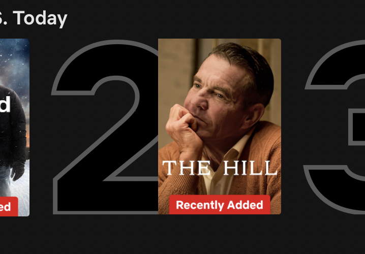 Don't miss THE HILL! Now streaming on <a href="/netflix/">Netflix</a> 🍿