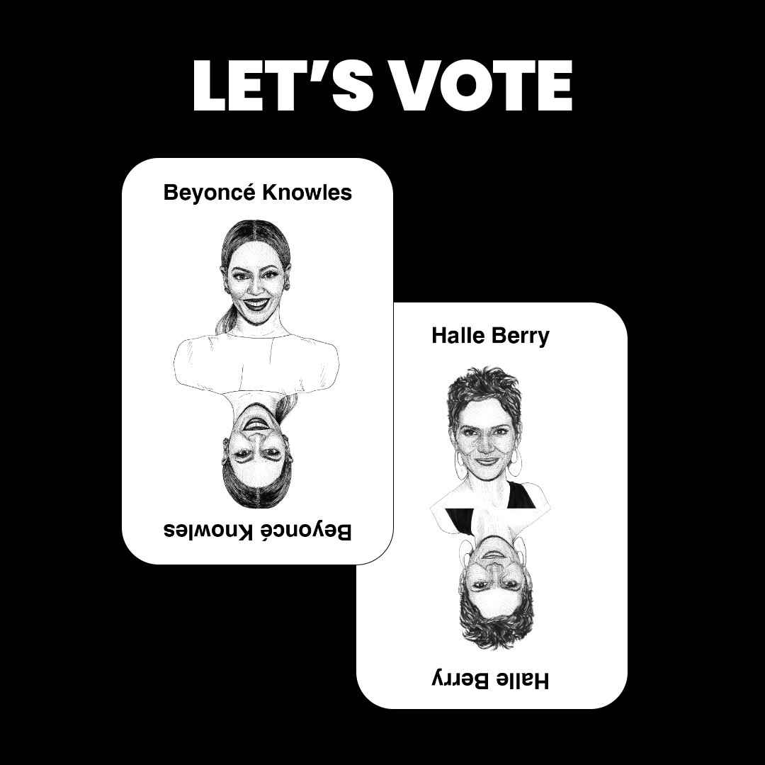 Who you got - Halle or Beyoncé?

Okay fellas, which one of these men are so fine as wine that you'd risk it all for? 😅

However you vote, don’t forget to tell us why in the comments!

#LetsVote #TradingRacesGame