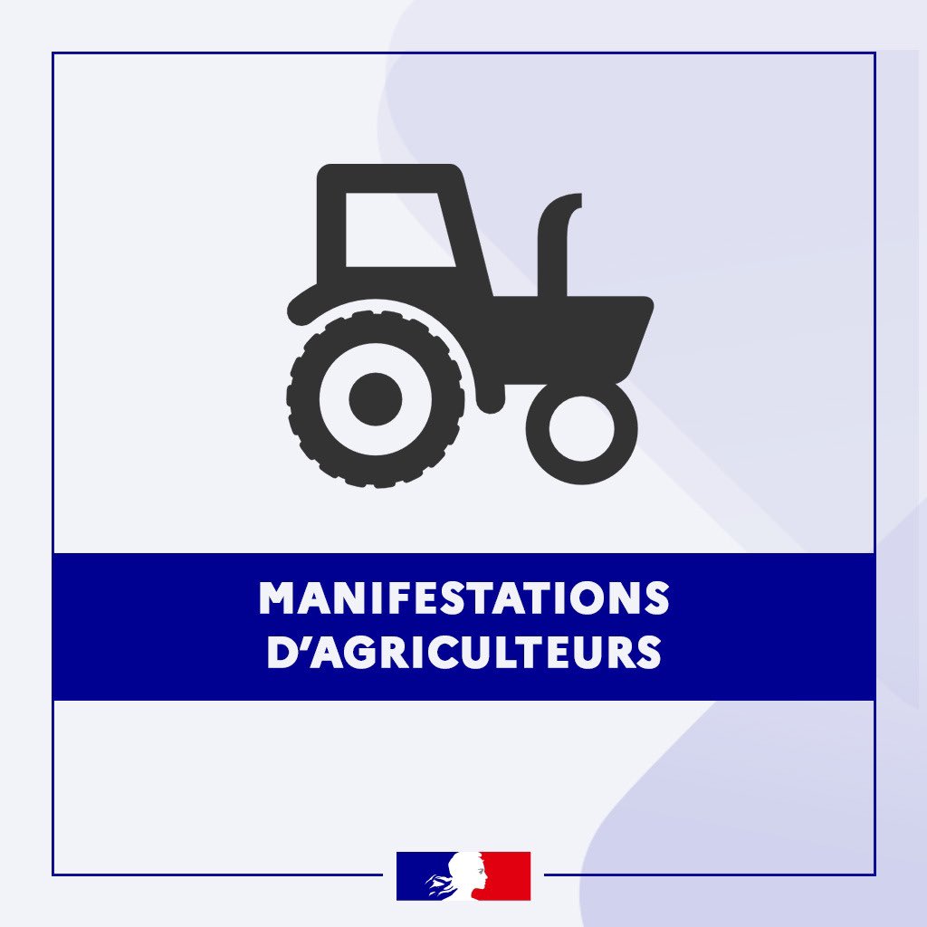 Prefet38's tweet photo. #Manifestation 🚜
30 janvier | #Chanas
⚠️ Possibilité de blocage demain au rond-point de Chanas au croisement N7, RD519 et RD1082
➡️ Évitez le secteur
➡️ Suivez les itinéraires conseillés
➡️ Soyez prudents https://t.co/YS3GS323dt