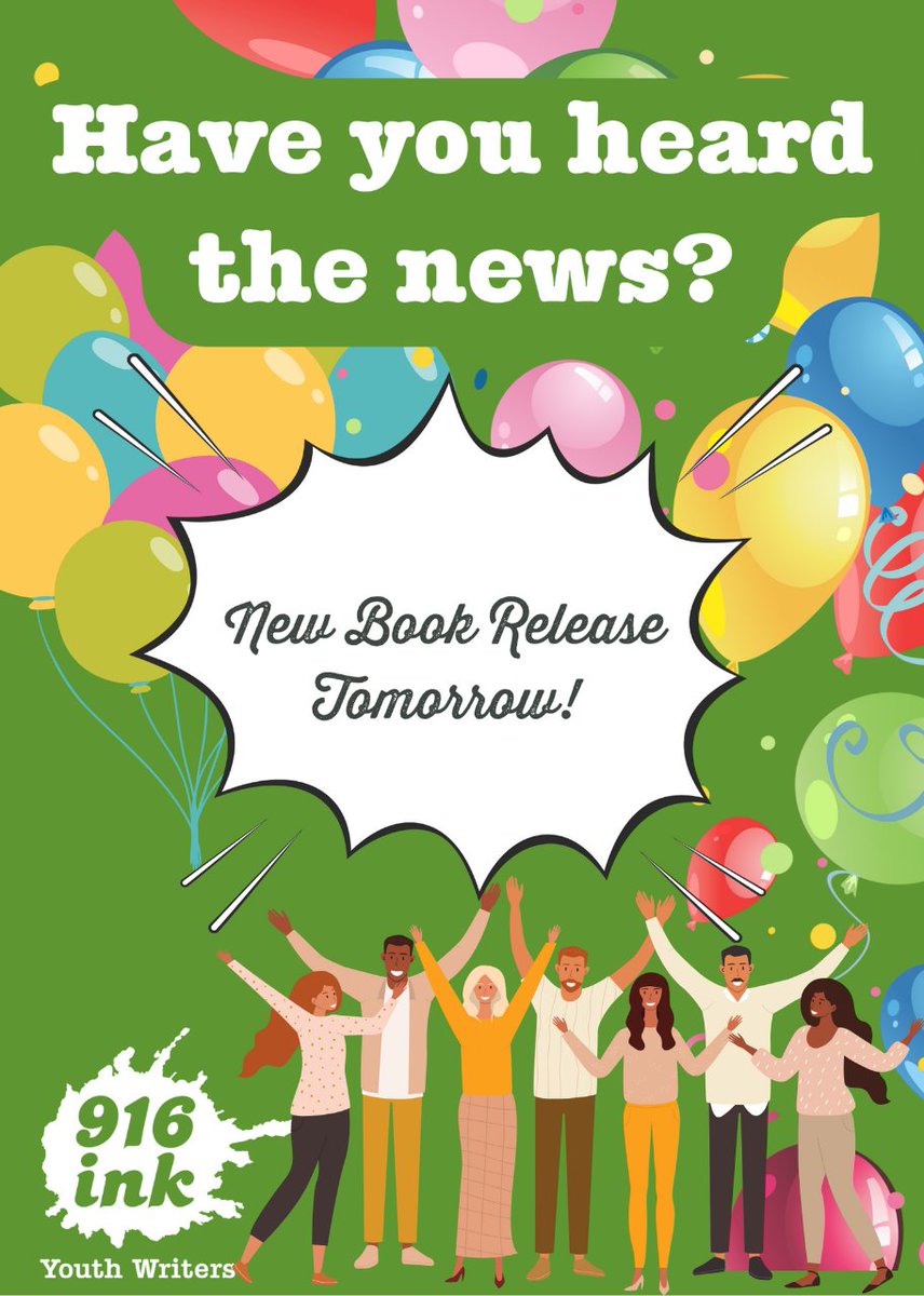 Are you as excited as we are for the first 916 Ink anthology of the semester that's being released... TOMORROW? 

#RDOElementary #PlumasLakeElementarySchoolDistrict #916Ink #YouthAuthors #Inkspiration #BookRelease #SacramentoPride #Inkspired #Inkers #PlumasLake