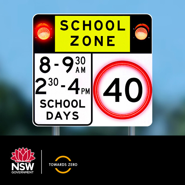 🚸 Friendly reminder to all drivers in NSW: School zones are back in action starting today! Please slow down, be vigilant, and prioritise the safety of our learners. Let's make our roads safe for the new school term. #40km/h #TransportNSW #BackToSchool