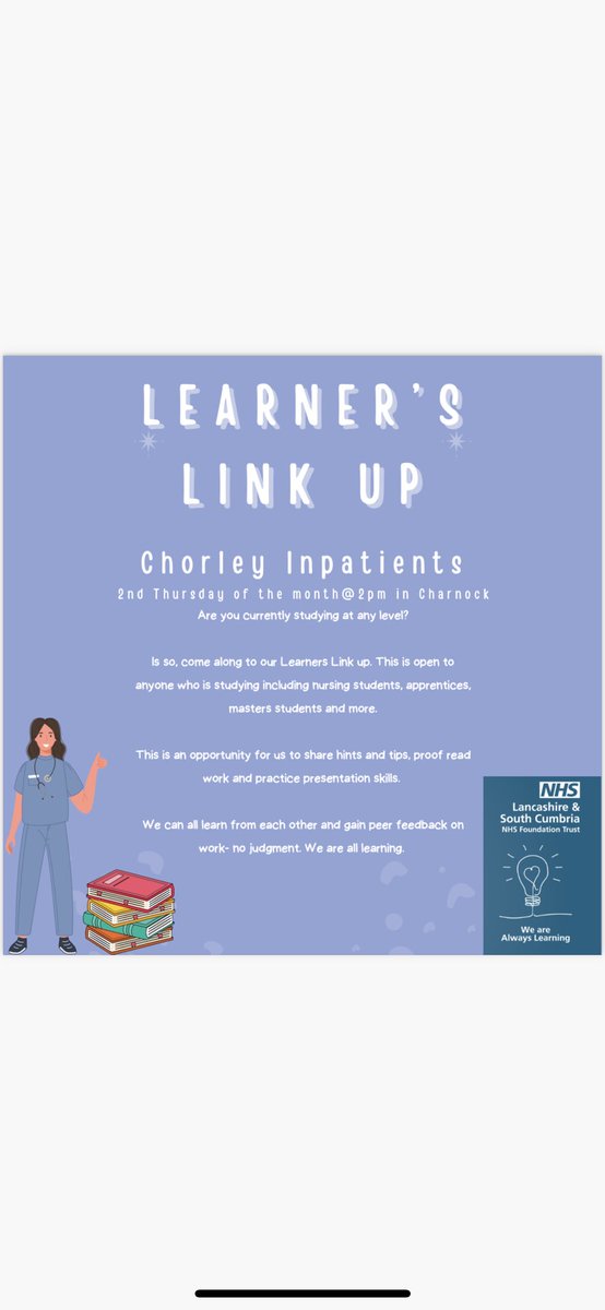 Introducing the ‘learners link up’ in Chorley. A chance for learners at all levels to share ideas and support each other. An idea that came to mind whilst contemplating a presentation for @uclanacp. Really positive to see so many staff focusing on development #alwayslearning