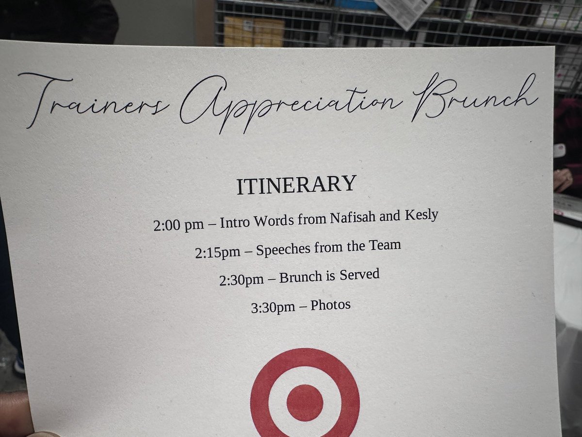 T3404 first annual team trainers appreciation Brunch  🎉🎯! #3404
