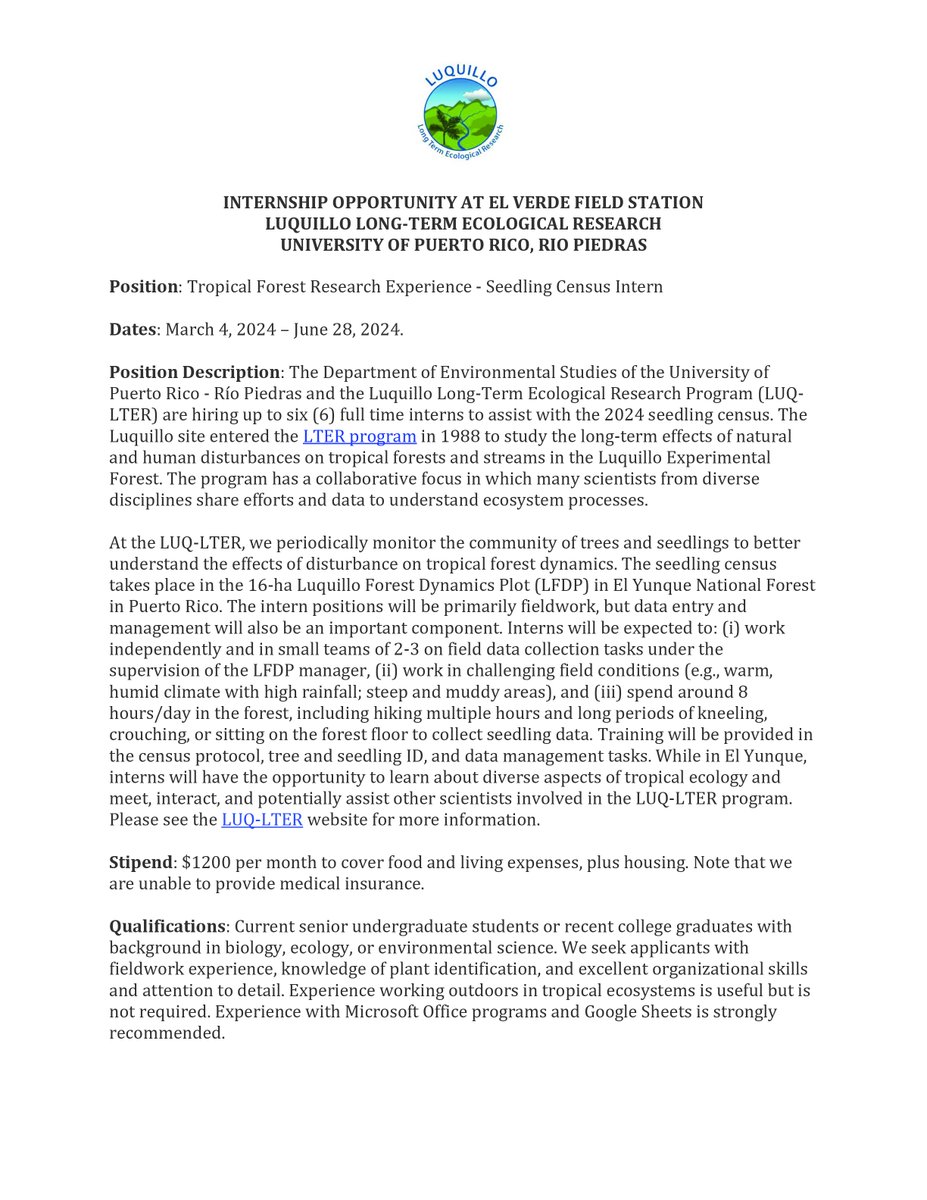 Luquillo LTER tweet media
