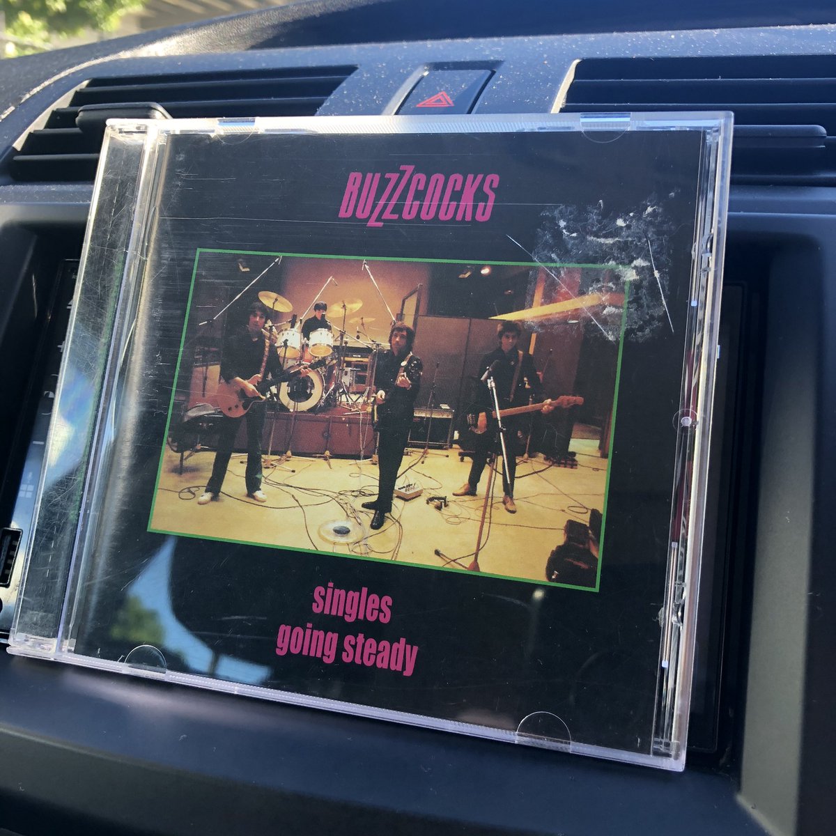 Listening to Buzzcocks on the drive to work