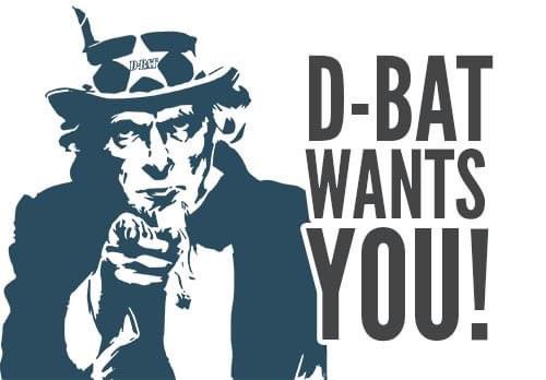 CALLING ALL INSTRUCTORS!!!!  D-BAT is hiring!  Are you looking for some extra income and love working with kids?  We have baseball and softball instructor positions available.  We are looking for energenic individuals with a desire to work with all of our local youth talent.
