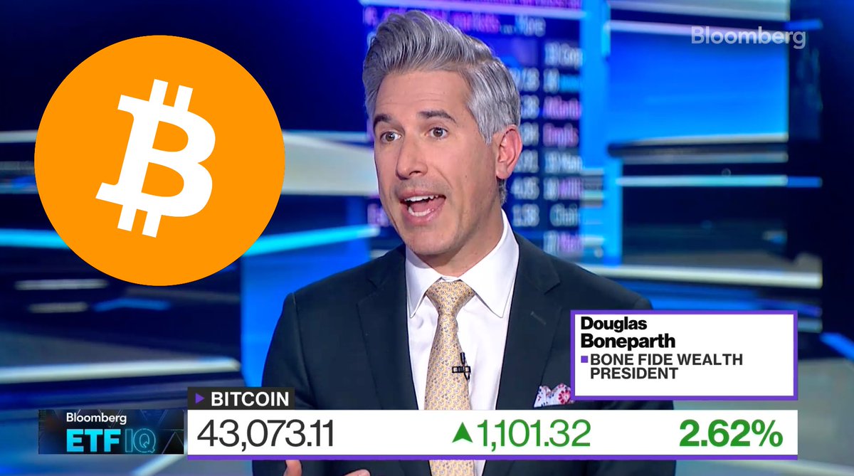 JUST IN: Financial advisor and Bone Fide Wealth President says #Bitcoin is  