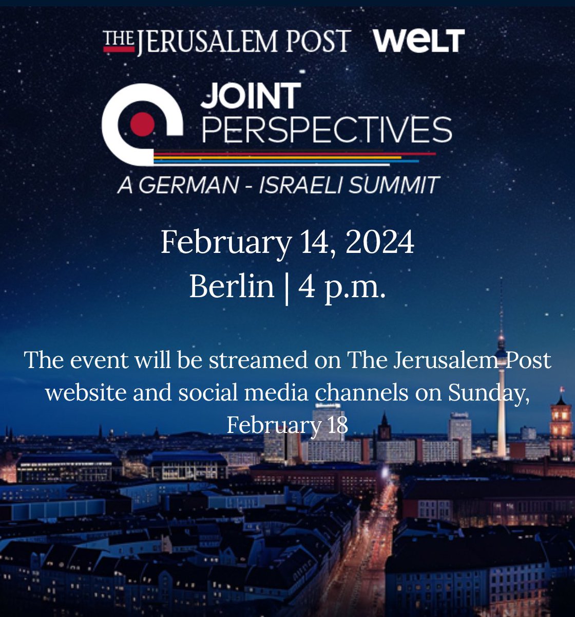 Fascinating that Axel Springer is hosting a conference with Israeli MP Amichai Chikli, who attended the Gaza “resettlement” conference – that advocated for forced relocation of Palestinians last night – alongside Germany’s Justice Minister <a href="/MarcoBuschmann/">Marco Buschmann</a>

congress.jpost.com/jointperspecti…