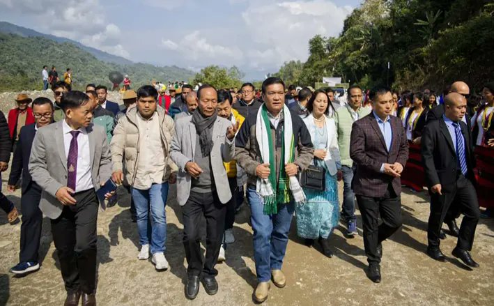 arunachaltimes_'s tweet photo. (CM lays foundation stone for construction of #RCCbridge over #Singen)
The Arunachal Times - https://t.co/TD59MhU6QD https://t.co/nFL9wDFUeH