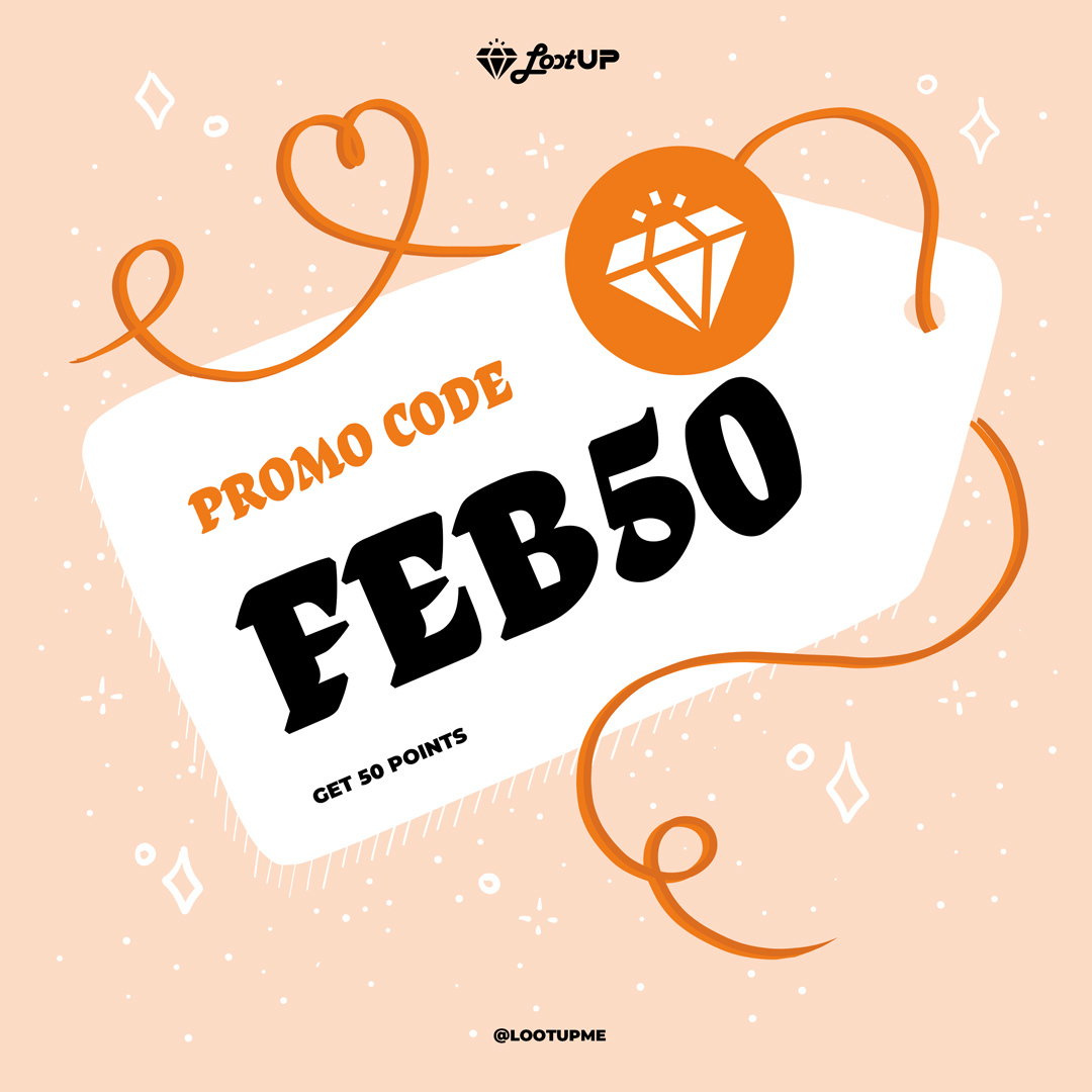 LootUpMe's tweet photo. Happy February! 

🎁 Use code FEB50 to get 50 FREE points 🎁

Hurry! Code is valid for the first 3,000 redemptions.

The code will expire on 02/05/2024 at 11:59 PM CST.

Happy Earnings 🤑

#Lootup #sidehustle #earnmoneyonline https://t.co/Sjwj4f0KFc