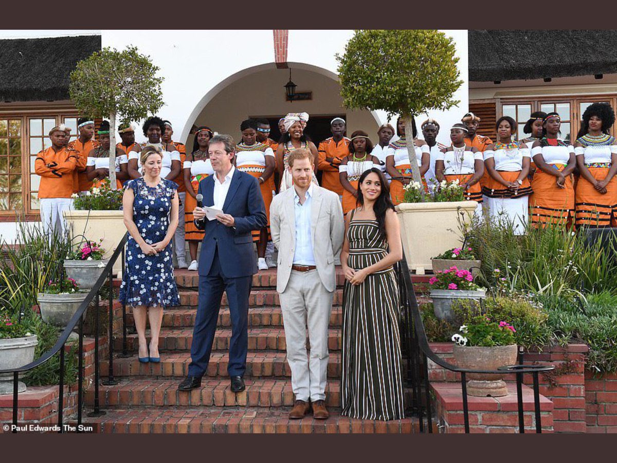 EVERYONE needs to share and discuss this so that the idiotic notion that #PrinceHarry and #MeghanMarkIe are some sort of humanitarians and philanthropists, or champion the rights of women, girls, or black people is put to bed once and for all. They are nothing but vile, money