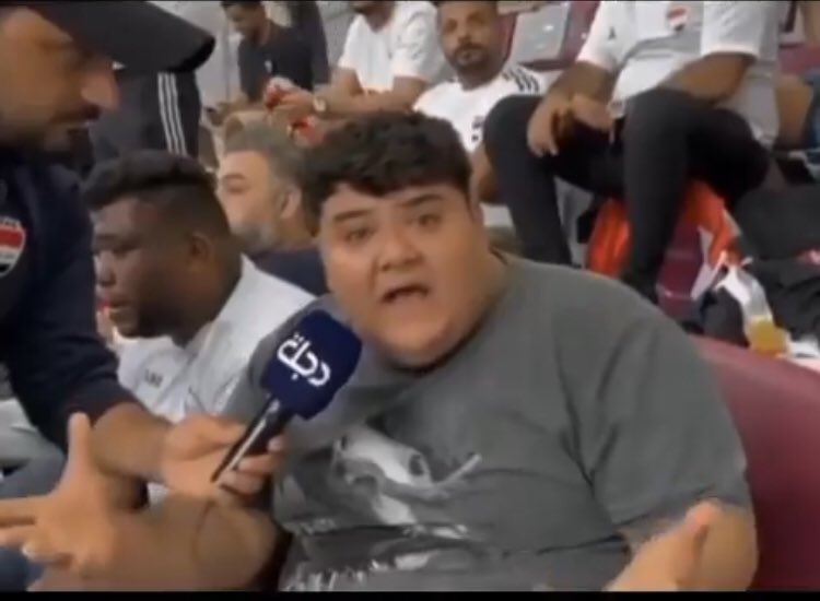 فگرتنه وخزيتنه وشوهت التشجيع الي چان عراقي صرف باي مكان وزمان
انته اول مشجع يدخل الطائفية عالتشجيع
انته اول مشجع يثير فتن ونقمة الاخرين
انته اول مشجع زعطوط وملطلط فووول
#العراق_الاردن