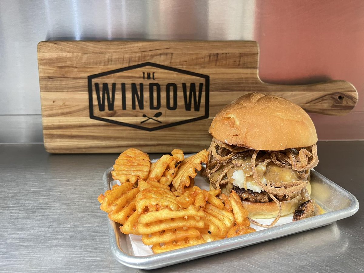 GiftAMeal's tweet image. Peanut Butter Chicken and Waffles? Fried Bologna Macaroni? Festivus Meatloaf Burger? @ThirdWheelBrew has tons of fun food to try at The Window!
#GiftAMeal #TheWindow #Thirdwheelbrewing