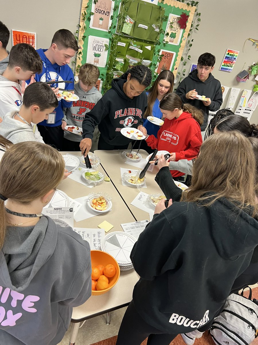 Farm To Table Apple tasting and comparison.  Stay tuned for a Farm To Table favorite apple! #weareplainedge #facsclass