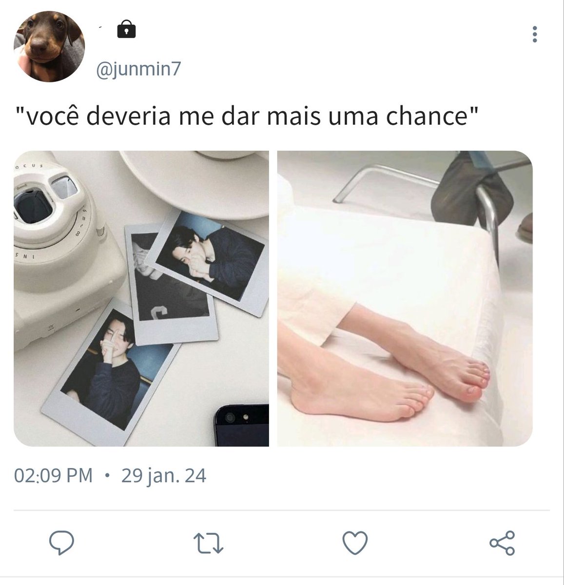 jkogfc's tweet photo. “him” — a #jikookau onde
Jungkook e Jimin terminaram há um ano porque Jimin não queria manter o relacionamento deles em segredo e Jungkook era muito dedicado às regras da empresa. mas Jeon não conseguia esquecer Park. https://t.co/Eegeqftc71