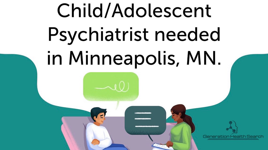 🌟 Exciting Career Opportunity in Minneapolis 🌟 - 💰 Compensation: Up to $400,000 per year organization 📧 Email: Recruiting@generationhealthsearch.com #PsychiatryOpportunity #MinneapolisJobs #MentalHealthCareers #GenerationHealthSearch