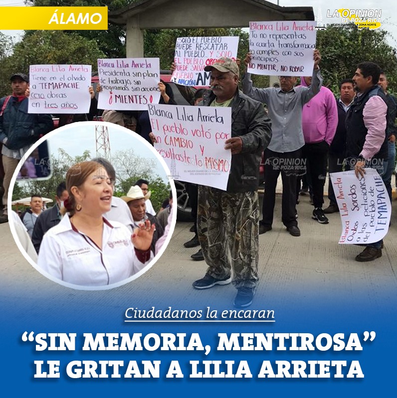 luischris8890's tweet photo. @jorgegarralda @AztecaNoticias @MorenaExterior_  @GobiernoVer Habitantes de Temapache y El Mante protestan contra la alcaldesa por negativa de obras; la encaran tras acto cívico.

#LaOpiniónDePozaRica
Más información en https://t.co/MI06pLMUMZ https://t.co/vmz91NYmHc