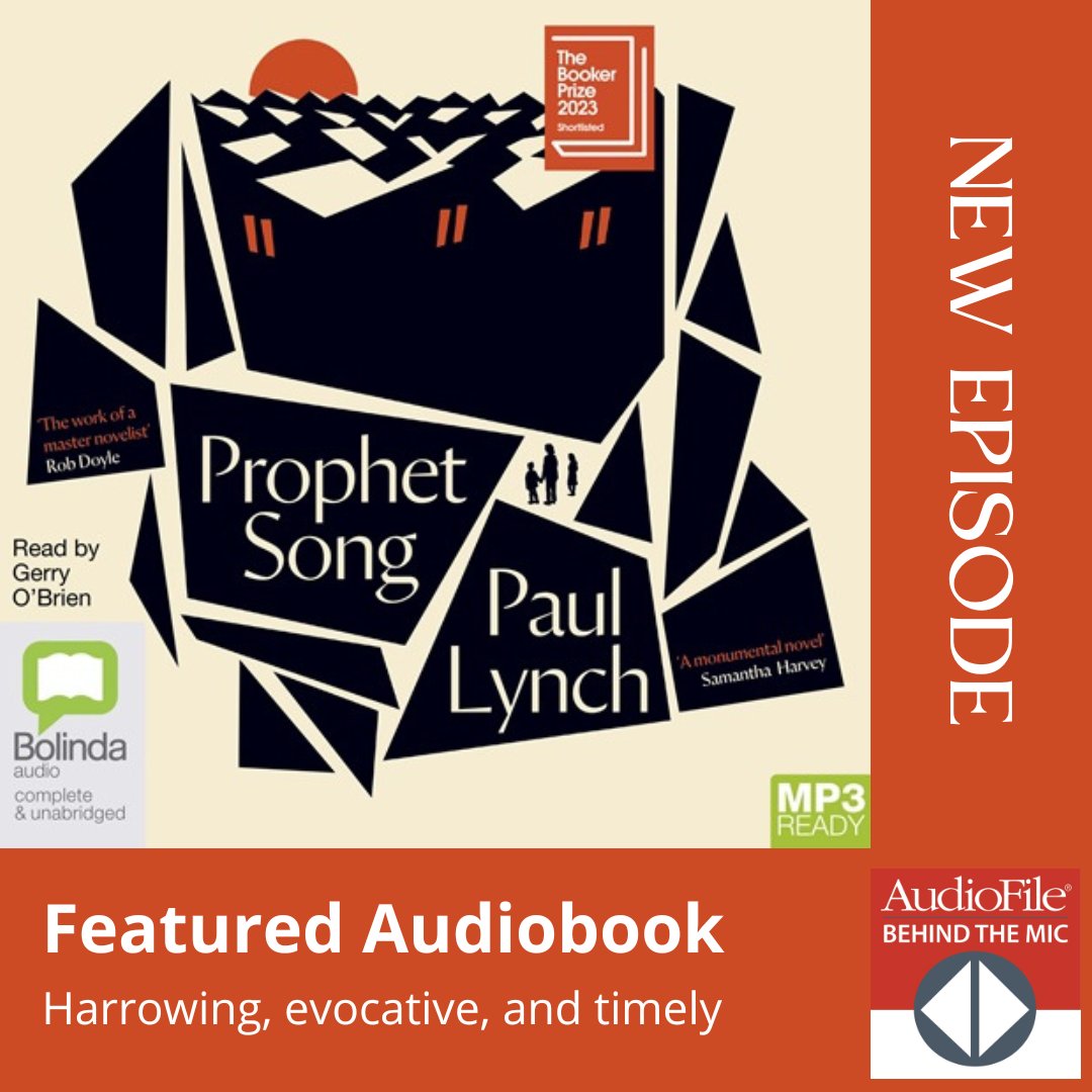 🎧 New Ep: <a href="/paullynchwriter/">Paul Lynch</a>’s harrowing novel shows what happens when democracy devolves into totalitarianism. Host Jo Reed, Emily Connelly discuss <a href="/ObgerryO/">Gerry O'Brien</a>’s narration of this tense and unforgettable audiobook. <a href="/Bolindaaudio/">Bolinda audio</a> #BookerPrize bit.ly/3M8l2JP
