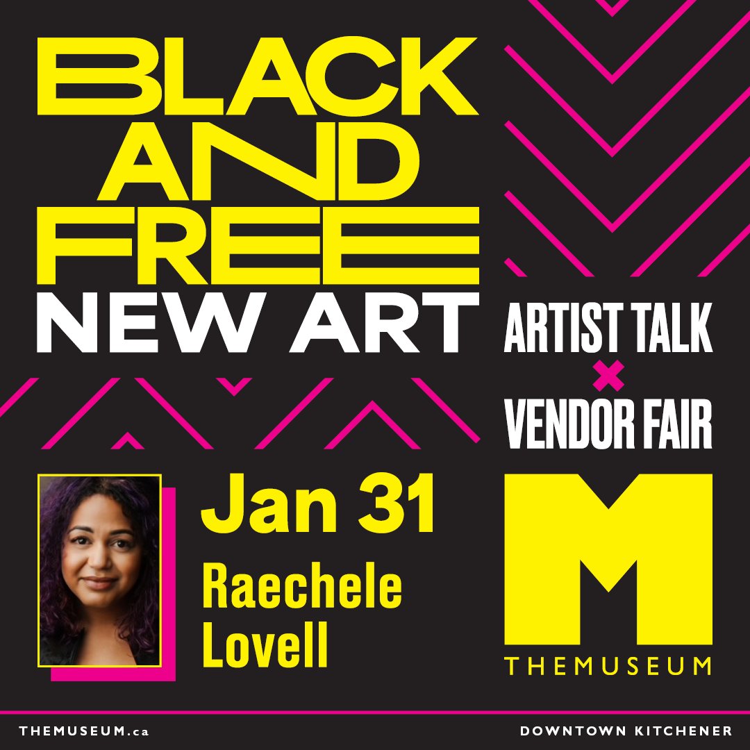 On Wednesday, January 31, we welcome Raechele Lovell to THEMUSEUM for the second edition of this year's Black And Free: New Art programming!

RSVP for the in-person event >> bit.ly/49h56PD
Tune into the live-stream >> bit.ly/3OlFaKl