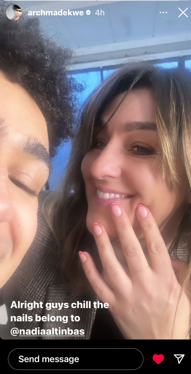 [Update 🙂]

ɴᴇᴡ • ⏳ | Archie Madekwe via his IG Story. 

🏷️ ; @ archmadekwe