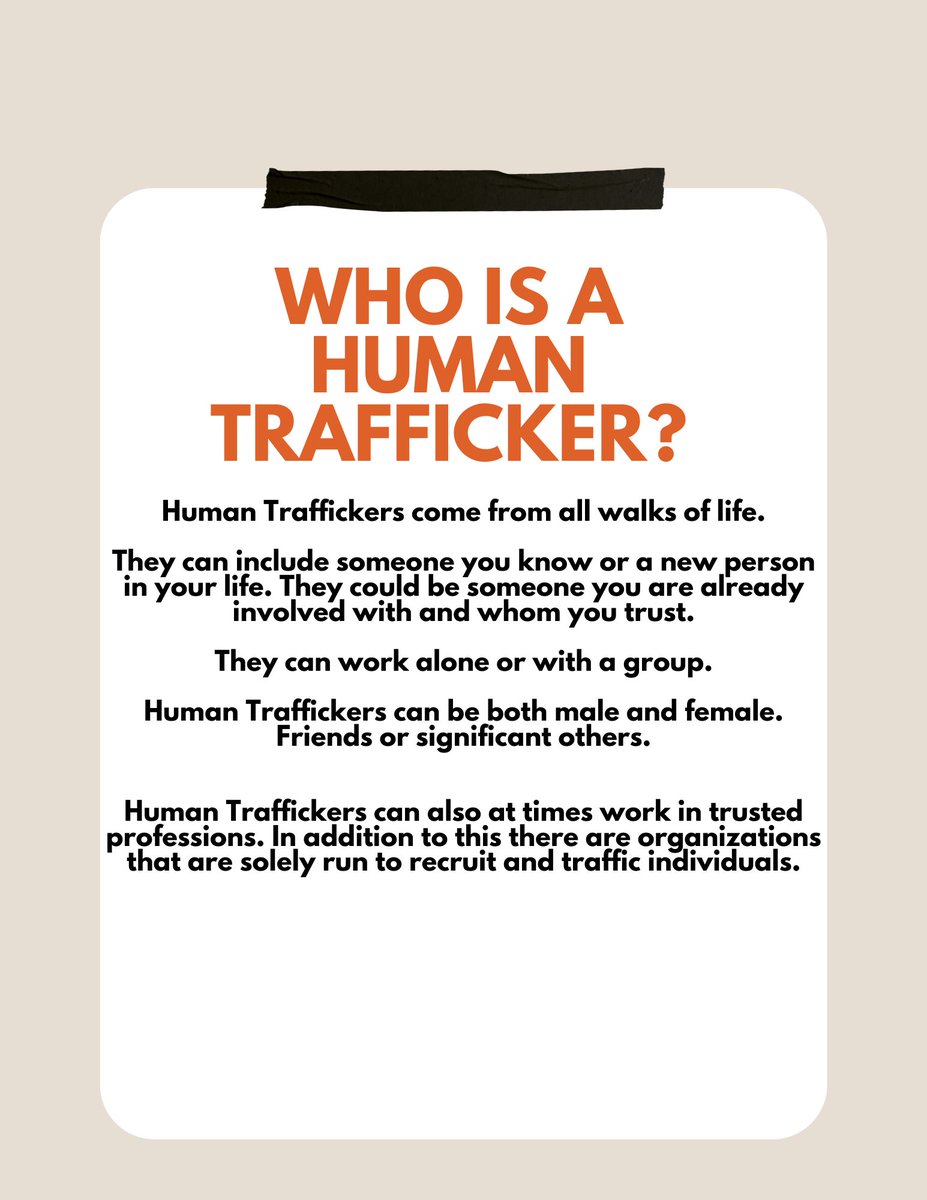 CAMSAHT's tweet image. Who is a #humantrafficker?
