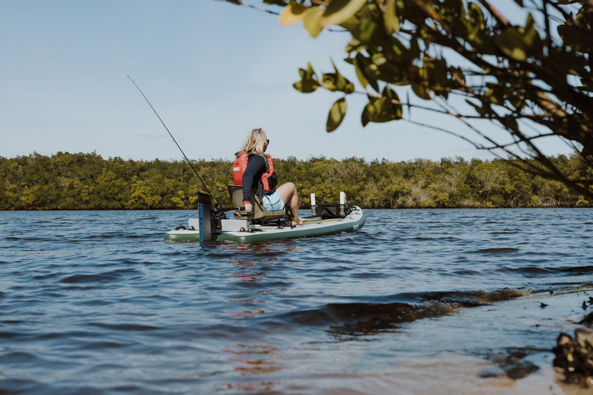 SeaEagleBoats's tweet photo. Check out this epic shot of the FishSUP with the new eLite electric outboard from @epropulsion 🔥🔥 https://t.co/ztlBgkrLSF