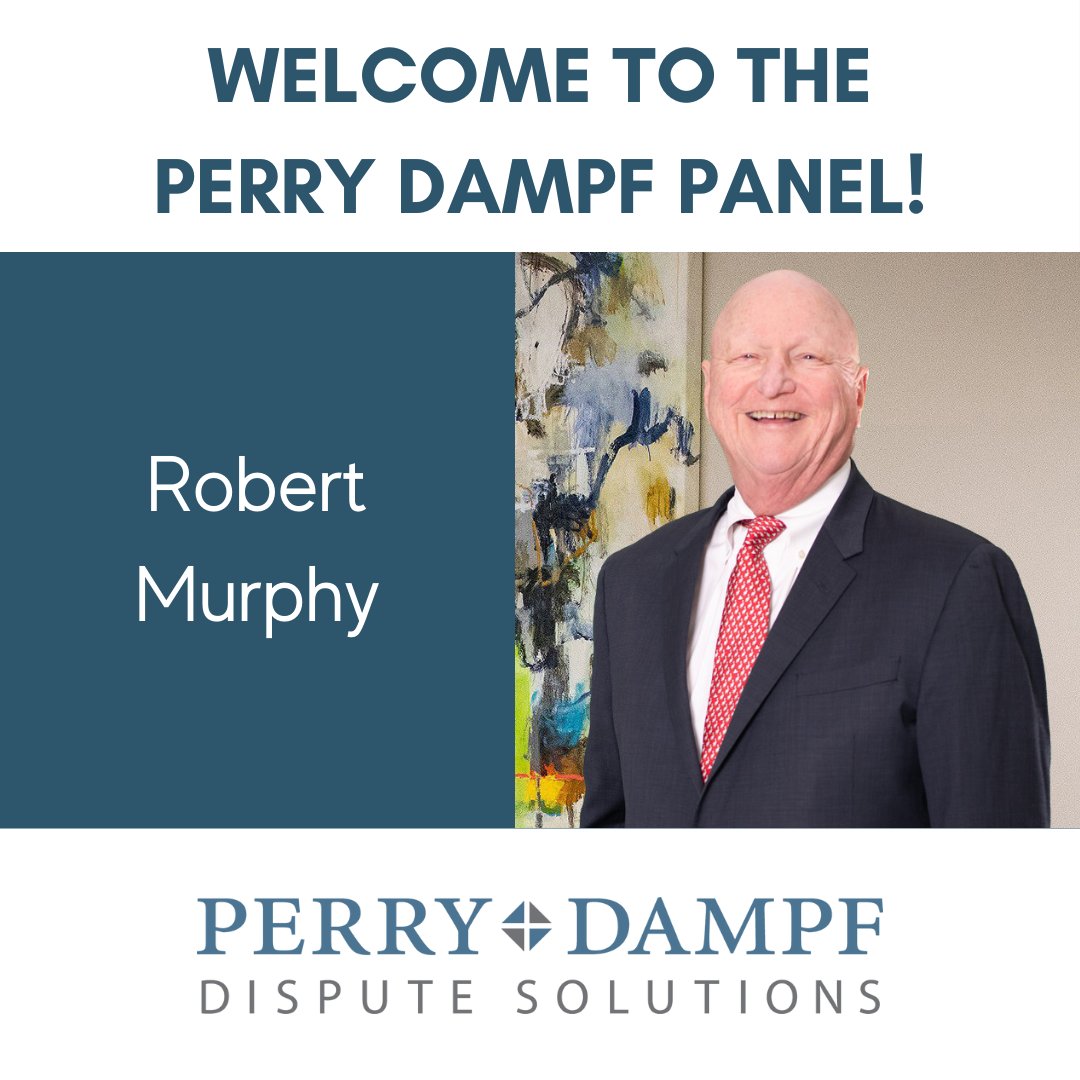 perrydampf's tweet image. #PerryDampf welcomes Robert "Bob" Murphy to its panel! Bob recently retired as Managing Director of Murphy Rogers Sloss et al. He has over 45 yrs of lit exp primarily in admiralty/maritime, but also handled commercial lit, gaming industry issues, ins coverage disputes &amp;amp; PI claims