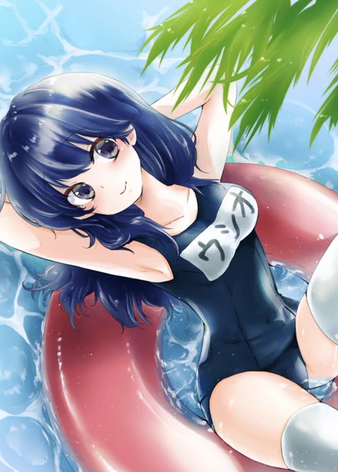 #寒すぎるから水着のイラストで暖まろうぜ