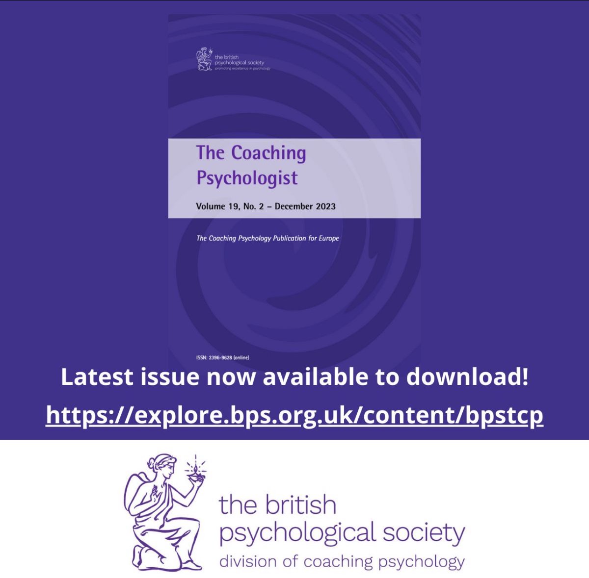 The latest issue of The Coaching Psychologist is available! This, along with past issues is available from the following link explore.bps.org.uk/content/bpstcp…