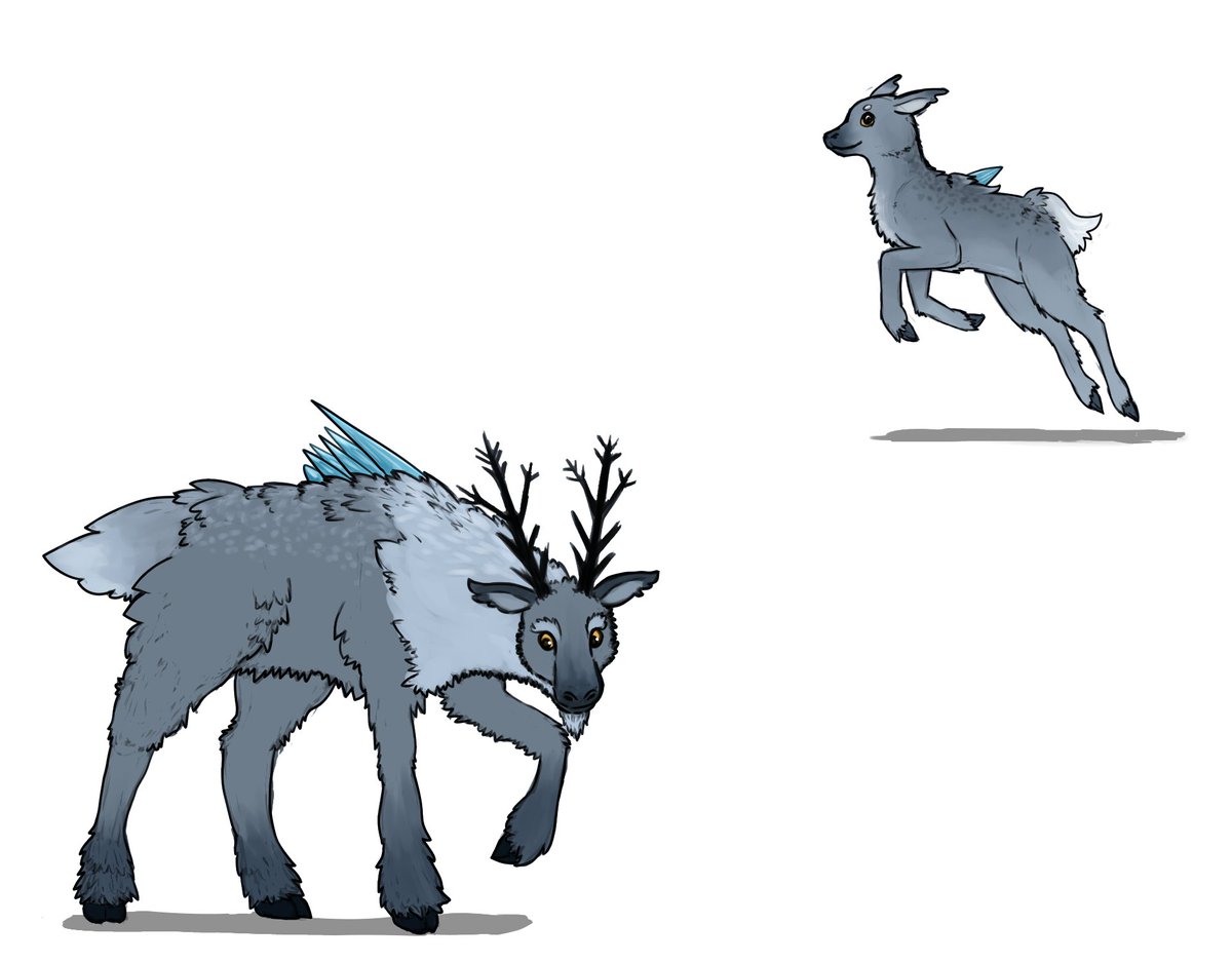 MaryC_Artist's tweet photo. HEY GUYS!! I'm posting some of the creatures I made for me and @ranksyQK 's project! Let me know which one is your favorite.. https://t.co/V4WT05Ti30